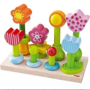 Haha Bonita Garden Flower Arranging Wooden Toy